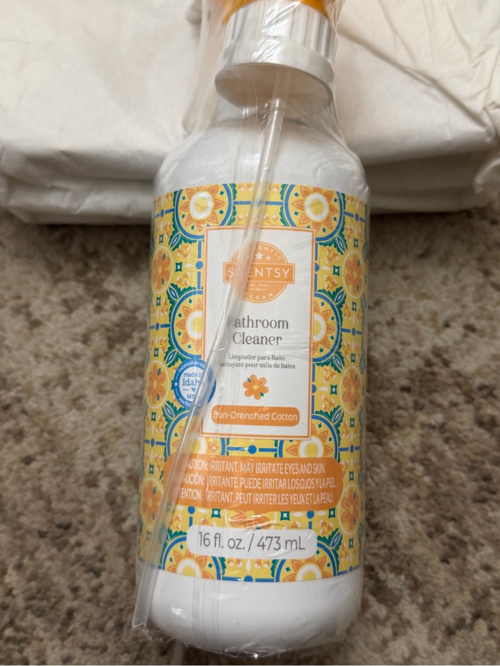 Scentsy Sun Drenched Cotton Bathroom Cleaner